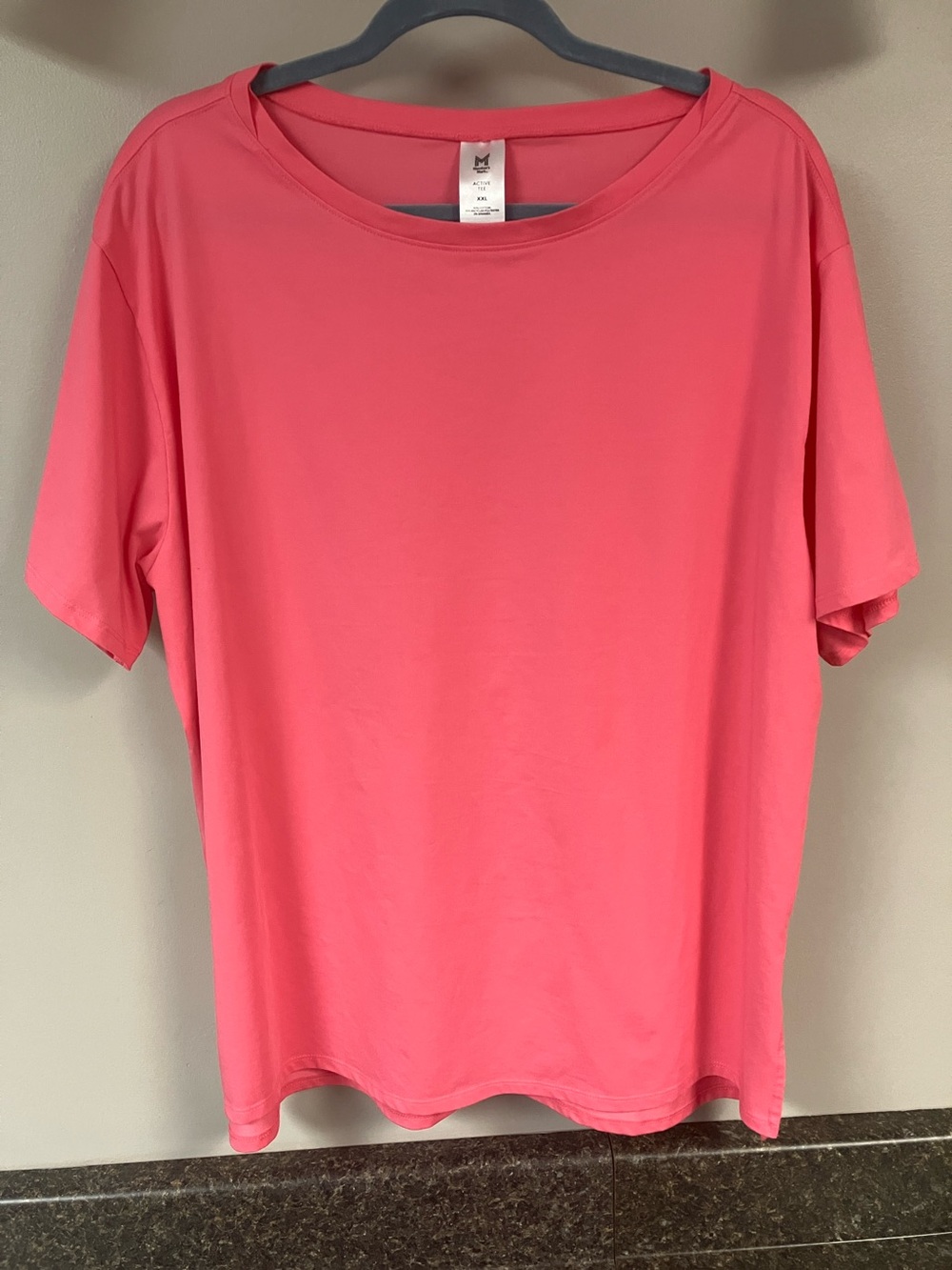 3/$19 ❤️ pink stretch tee shirt xxl 2x